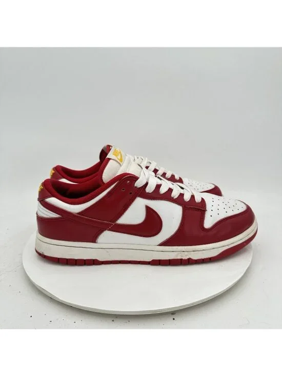 Nike Dunk Low Retro Men Size 11 DD1391-602 Gym Red White Training Shoes - Picture 3 of 11